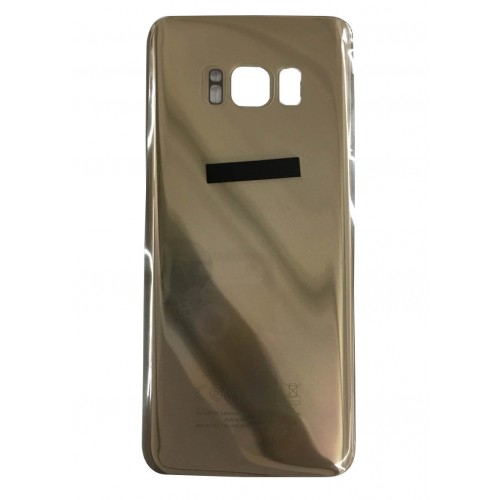 Galaxy S8 Back Glass Gold With Camera Lens